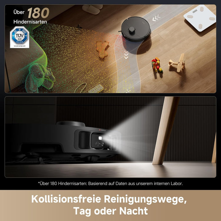 dreame L40s Pro Ultra Saugroboter, selbstreinigende Wischmopps, 19.000 Pa Saugkraft, 100% Detangling
