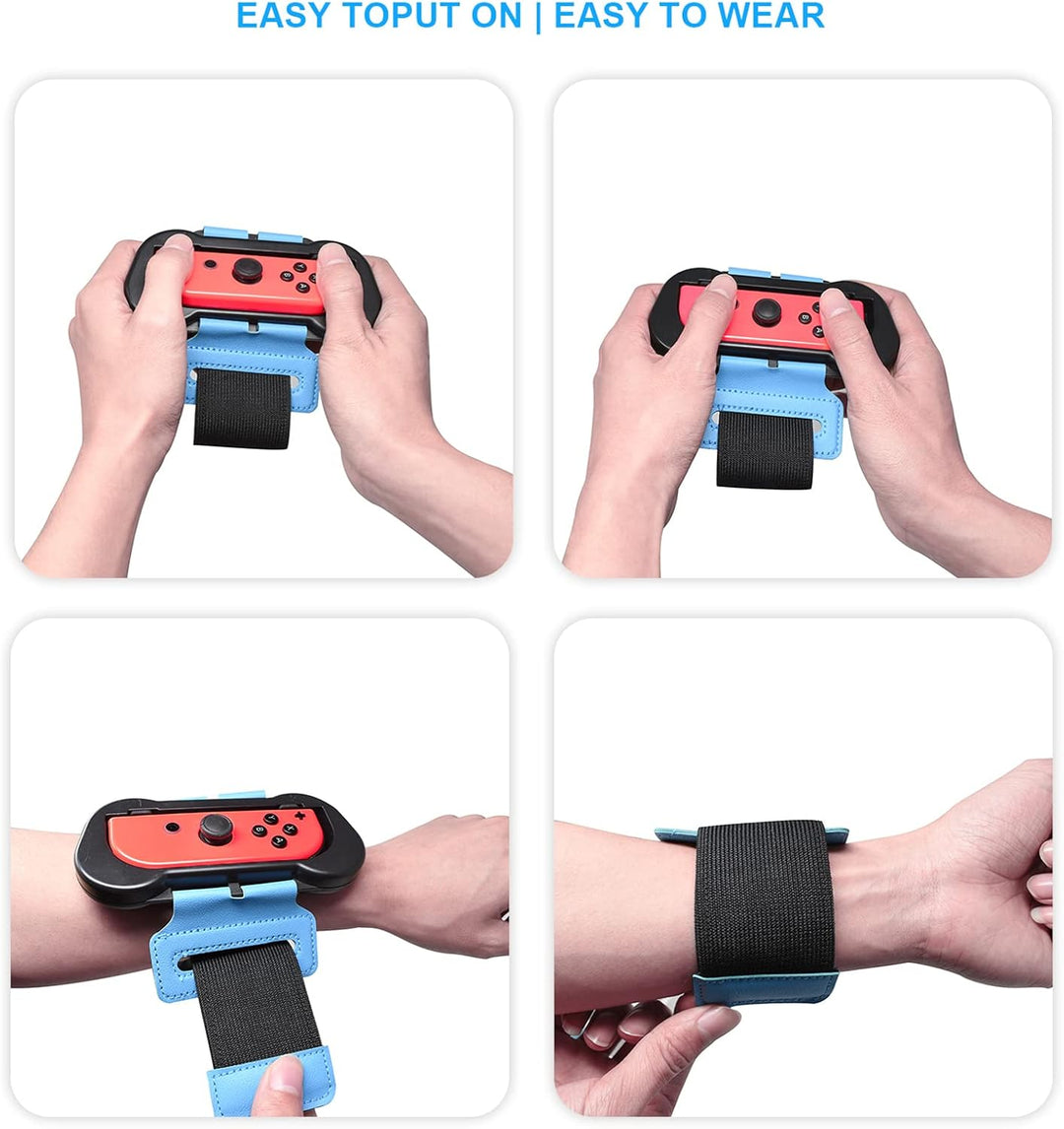 FYOUNG Armband für Just Dance 2025 2024 2023 2022 2021, 2 Pack Verstellbare Elastische Armbänder für