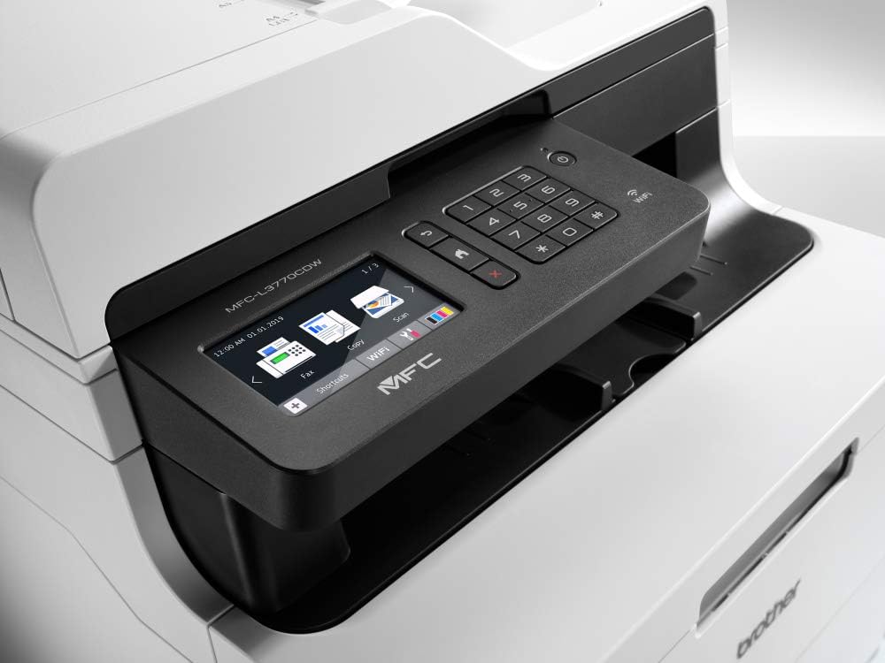Brother MFCL3770CDWG1 4-in-1 Farb-Multifunktionsgerät Weiss 24 Seiten/Min. WLAN, LAN, Duplex-ADF, MF