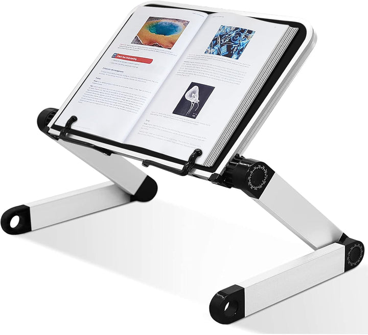 Buchständer Einstellbarer Grösser Ergonomischer,Buchhalter mit Büroklammern für Lehrbücher Musikbüch