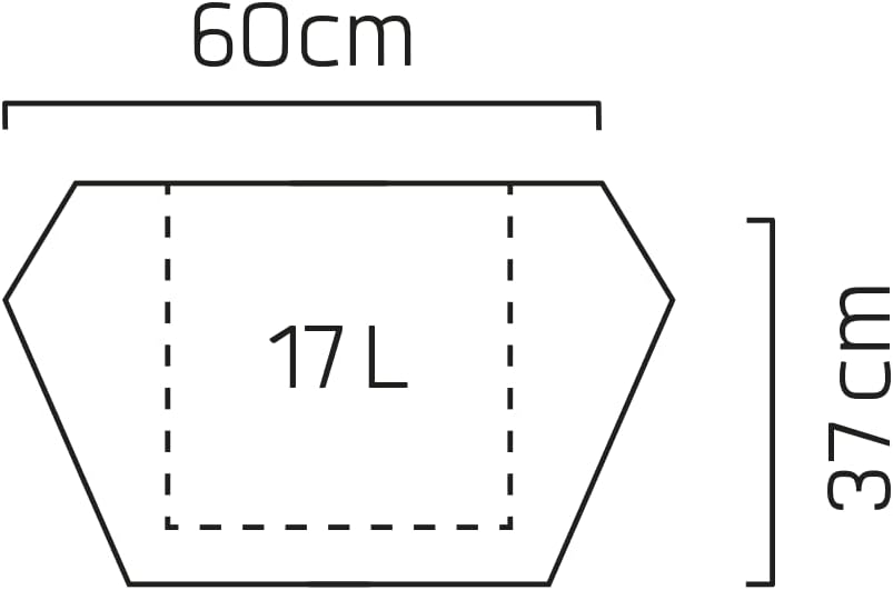 POETIC Pflanzgefäss VELSEN rund 60 Schwarz