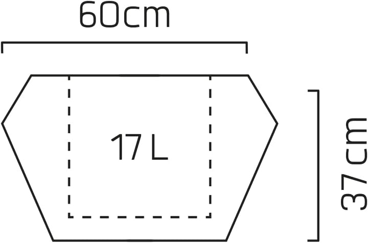 POETIC Pflanzgefäss VELSEN rund 60 Schwarz