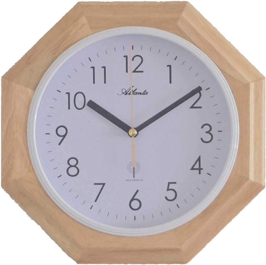 Atlanta Wanduhr, Weiss, Weiss
