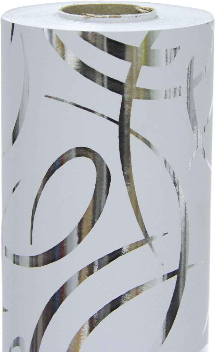 Clairefontaine 211893C Geschenkpapier Premium (50x0,70m, 80g/qm mit PP-Film) 1 Rolle Arabesque Silbe