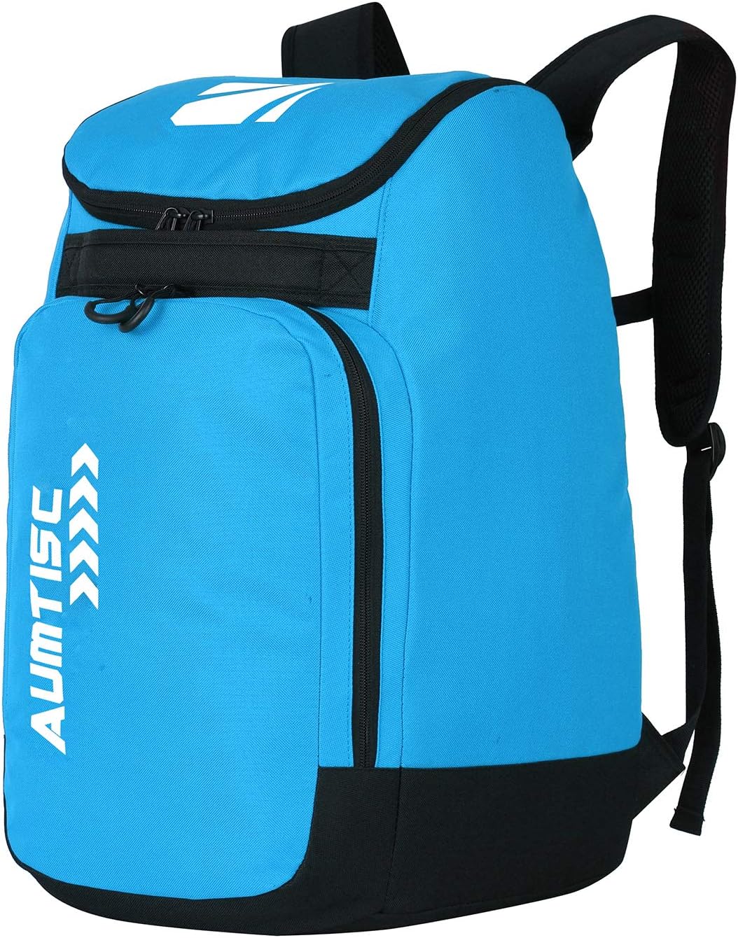 AUMTISC Skischuhtaschen mit Helmfach und Rucksackgurten, Skirucksack Skischuhrucksack mit Helmtasche
