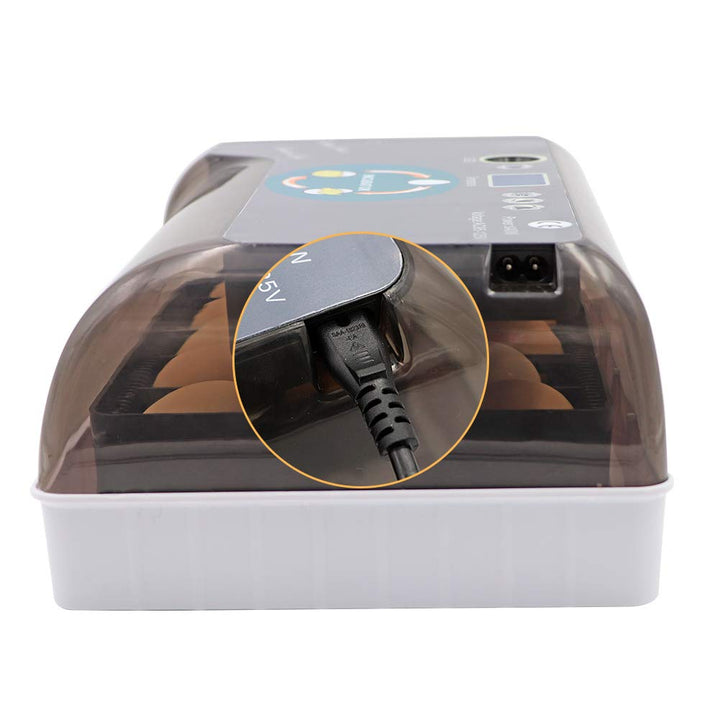 MUALROUS Inkubator Ei Vollautomatischer Brutmaschine Hühnereier Automatischer Hühnerbrutkasten Inkub