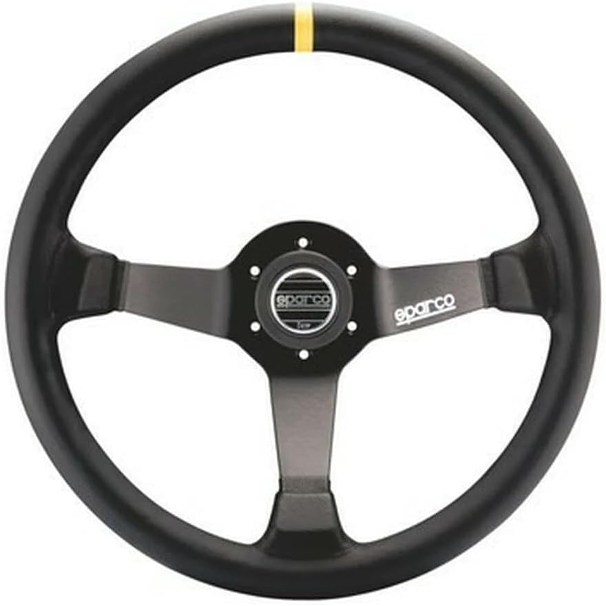 SPARCO 015R345MLN Lenkrad, 3R.Calice 65 mm Mod 345 Mln, Schwartz, Schwartz