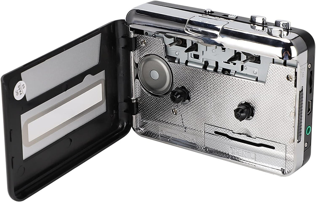 Garsent Kassettenrekorder, USB-Bandkonverter für MP3-Audio-Musik-Player mit Kopfhörern, kompatibel m