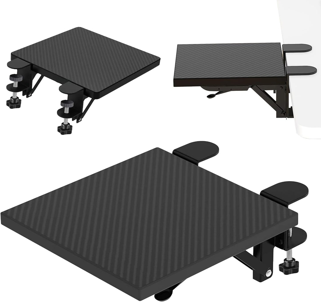 Ergonomische Schreibtisch Verlängerung, 20×24cm 90° Faltbare Armauflage Schreibtisch Extender Armleh