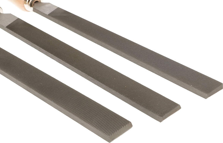 KOTARBAU® Werkstattfeile Flach Länge: 250 mm Hieb 3 (Fein) Handfeile Flachfeile Metallfeile für Meta