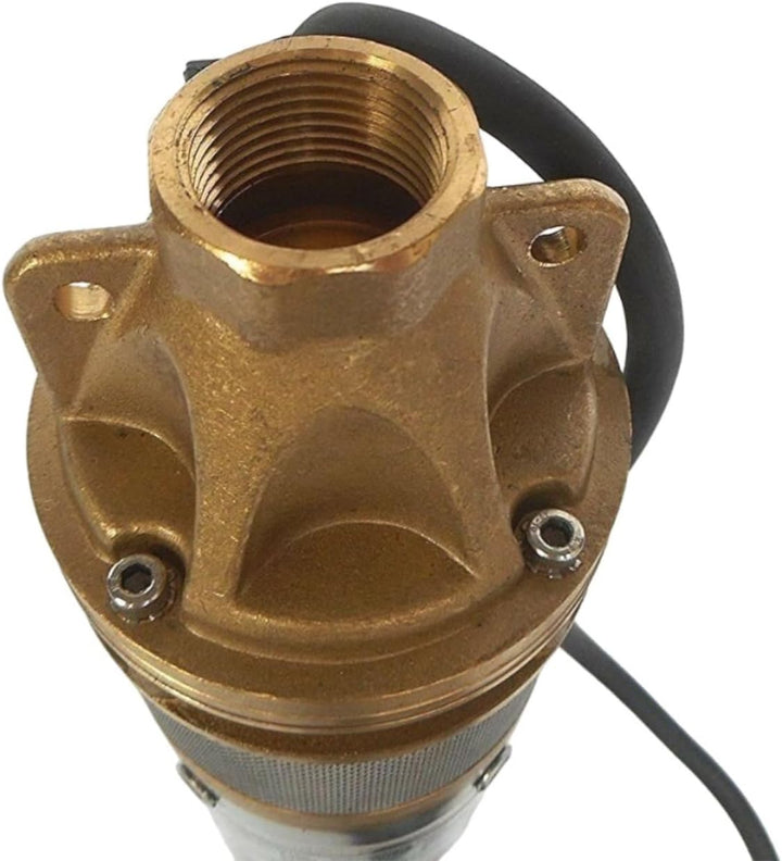 CHM GmbH Brunnenpumpe 3 Zoll Sandverträglich 0,75 kW 2500 L/h 5,8 Bar mit Anlaufkondensator Box + Rü