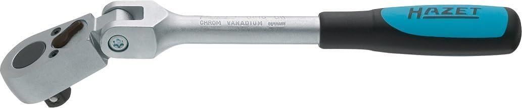 Hazet Umschaltknarre mit Gelenk 3/8" 218mm 3/8 Zoll Vierkant kurz mit Gelenk, 3/8 Zoll Vierkant kurz