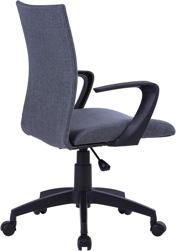 SixBros. Bürostuhl Grau - W-157A/8176, Grau