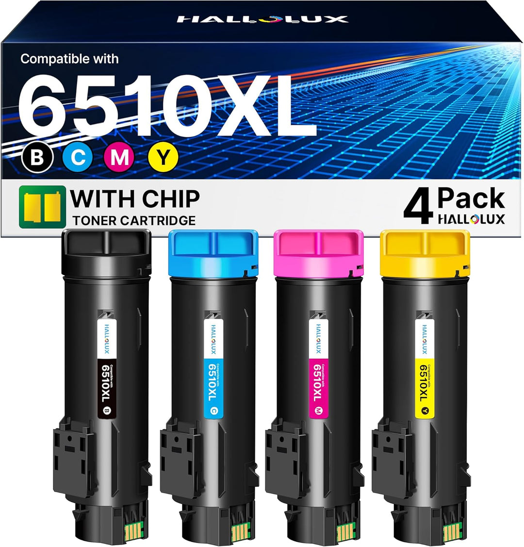 HALLOLUX 6510 6515 Toner Kompatible für Xerox Phaser 6510XL 6515XL Tonerkassette für Xerox WorkCentr