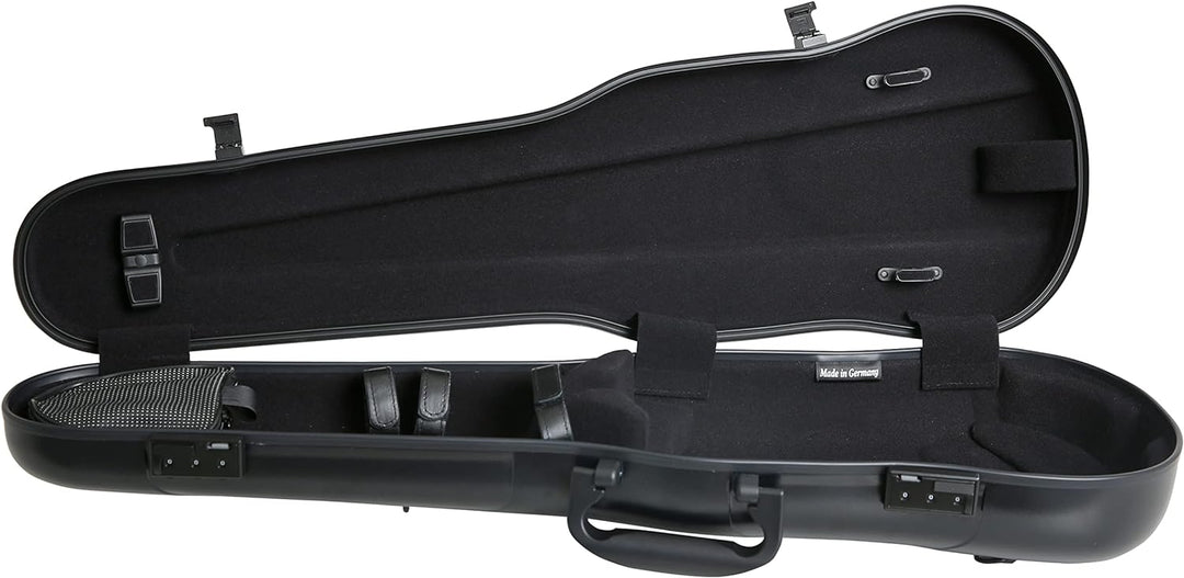 GEWA Violinformetui AIR 1.7 schwarz matt, mit zusätzlichem Seitengriff, Made in Germany mit zusätzli