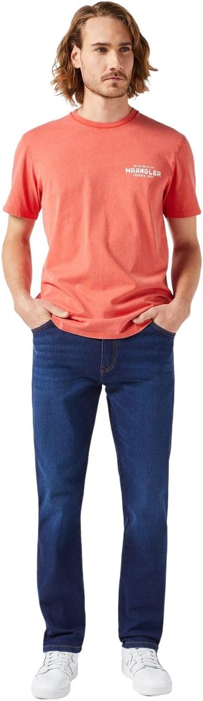 Wrangler Herren Jeans Texas Slim - Blau - Night Shade W29-W50 Stretch Baumwolle 29W / 32L Night Shad