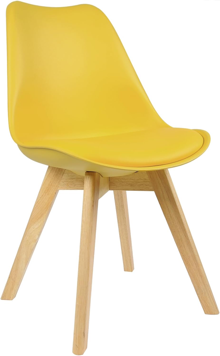 WOLTU Esszimmerstuhl mit Massivholz Beine, Skandinavische Küchenstühle, Wohnzimmerstuhl, Retro Desig