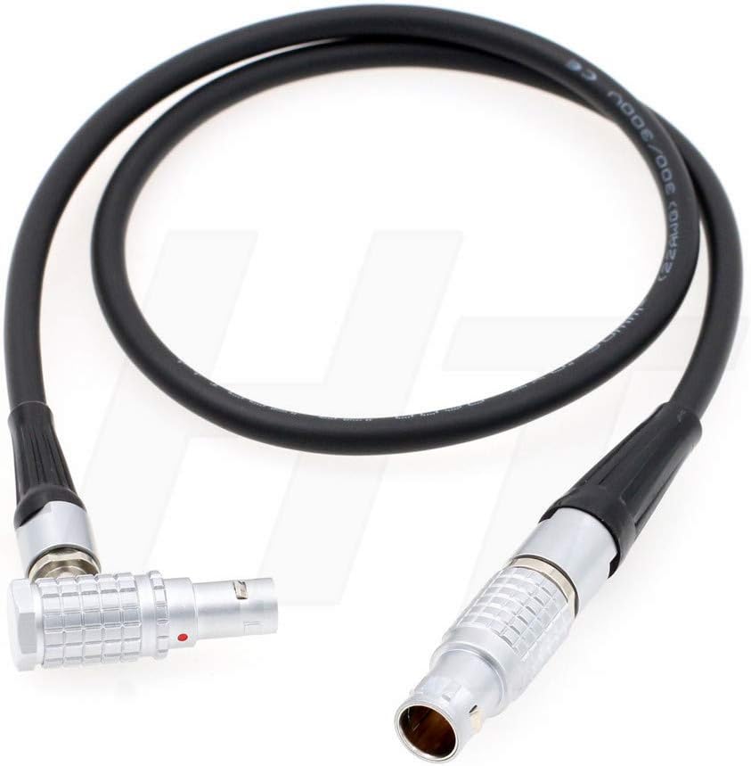 HangTon Stromkabel für Tilta Nucleus-M Motor auf DJI Ronin 2 Gimbal 6 Pin auf 7 Pin rechtwinklig Rig