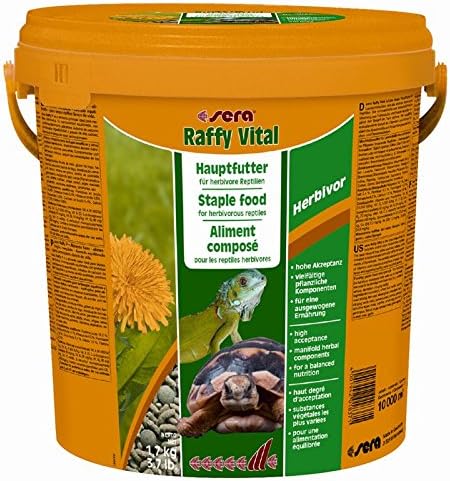 sera Raffy Vital Nature 10 L (1,7 kg) - Schmackhafte Kräutervielfalt für herbivore Reptilien, Landsc