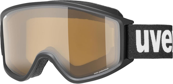 Uvex Unisex G.gl 3000 P Skibrille (1er Pack) Einheitsgrösse black mat/brown-clear, Einheitsgrösse bl