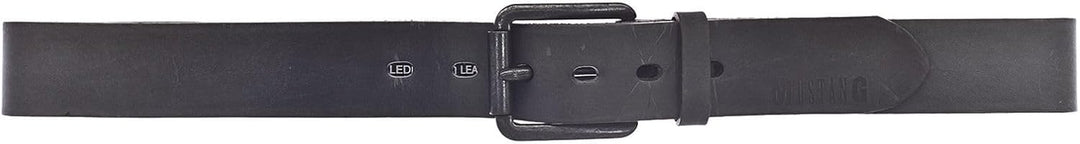 MUSTANG Herren 40 mm Ledergürtel W120 Schwarz, W120 Schwarz