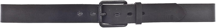 MUSTANG Herren 40 mm Ledergürtel W120 Schwarz, W120 Schwarz