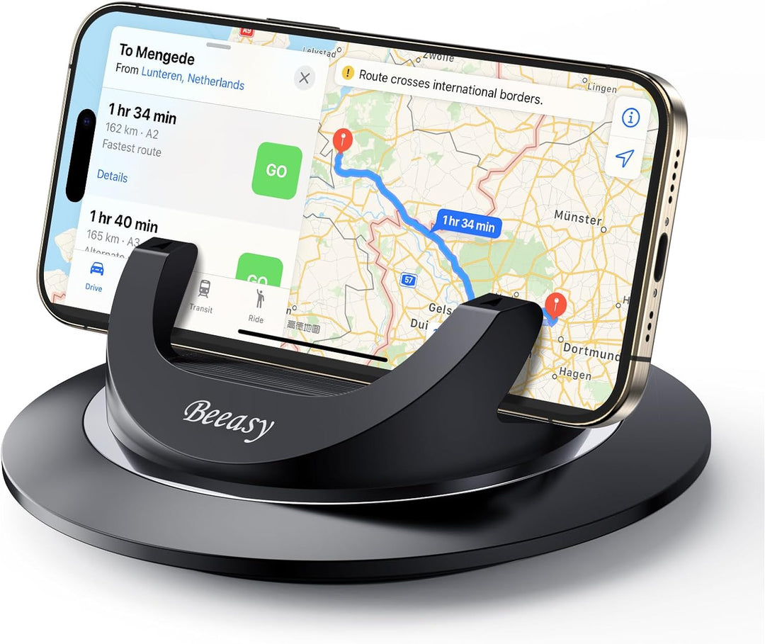 Beeasy Handyhalterung Auto, Handy Halterung Auto Armaturenbrett Kfz Handyhalter 360° Drehbar Autohal