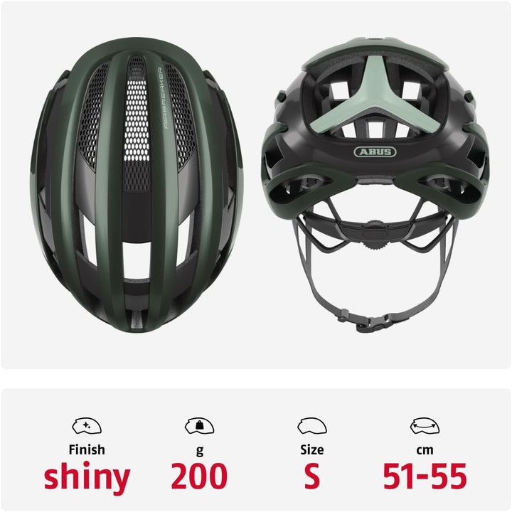 ABUS Rennradhelm AirBreaker - High-End Fahrradhelm für den professionellen Radsport - für Jugendlich