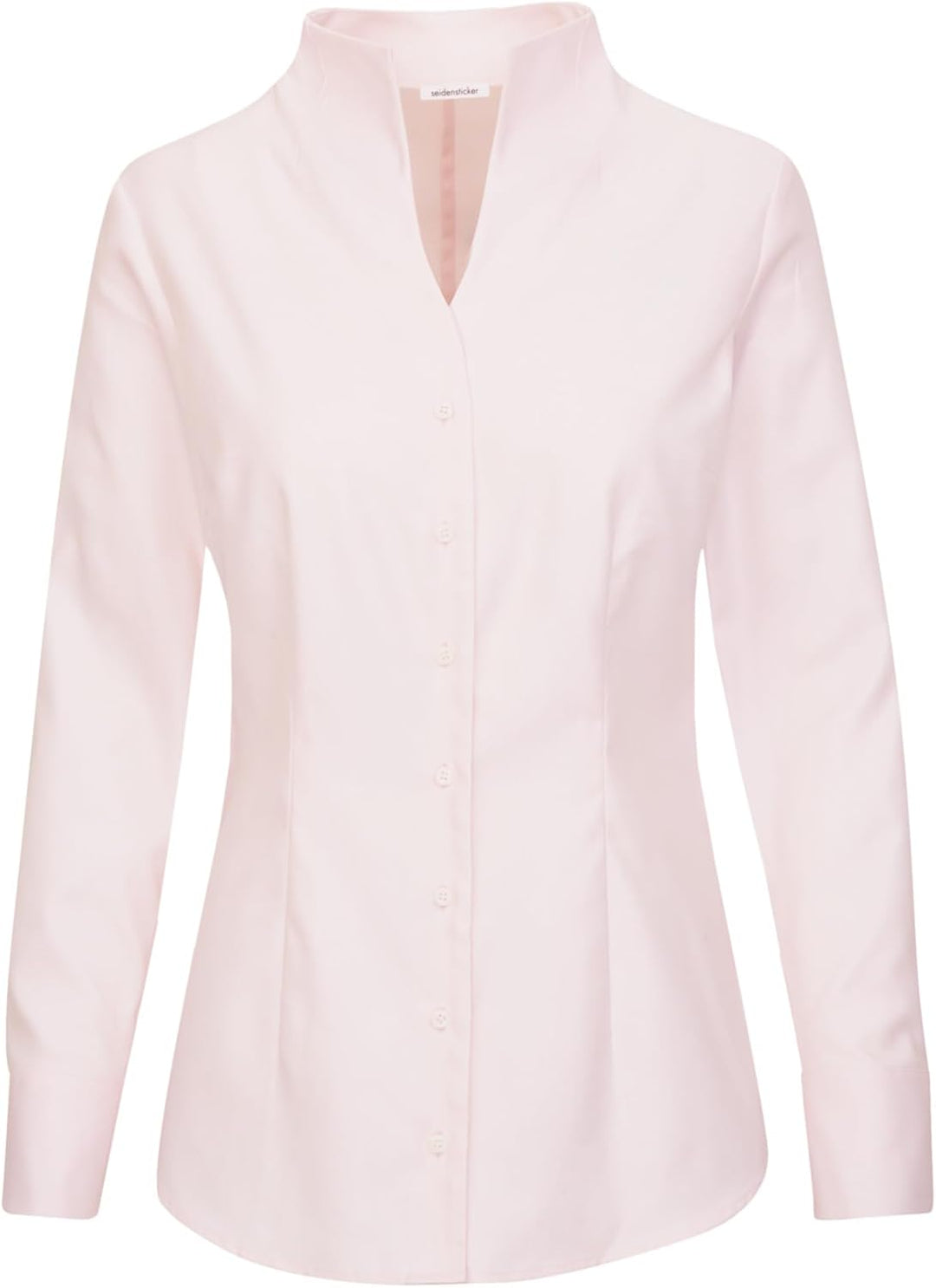 Seidensticker Damen Bluse - City Bluse - Bügelleicht - Kelchkragenbluse - Slim Fit - Langarm - 100%