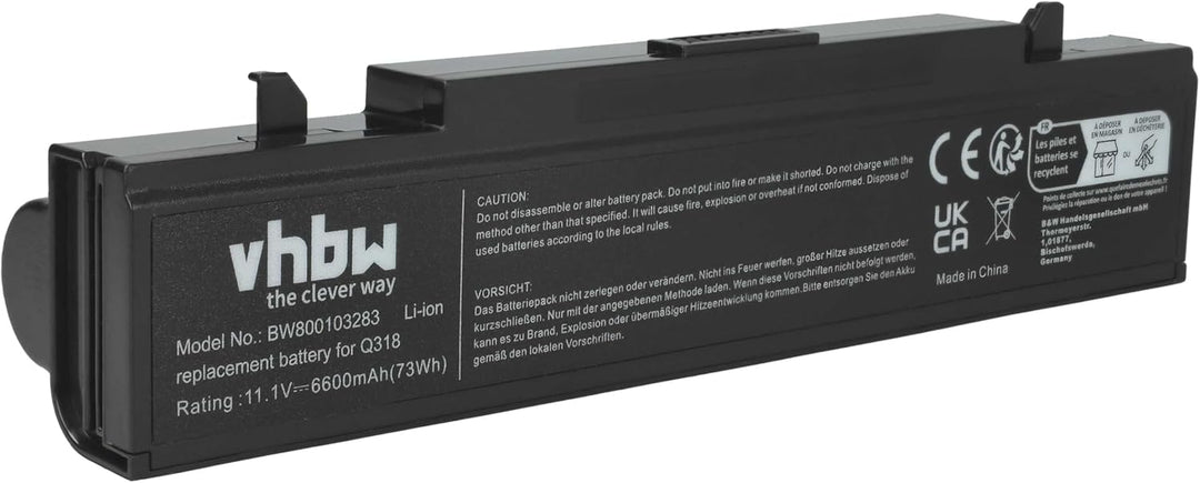 vhbw Li-Ion Akku kompatibel mit Samsung NP300E7A, NP300V4A, NP305E7A, NP355V5C Notebook Laptop Ersat