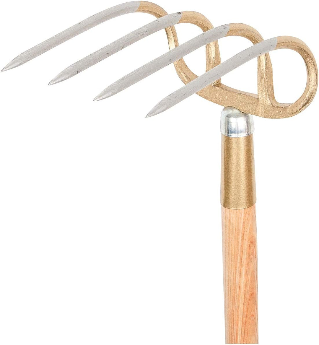 SHW-FIRE Kartoffelhacke und Kleinhacke mit Eschenholz-Stiel, 135cm - Ideal für den Garten