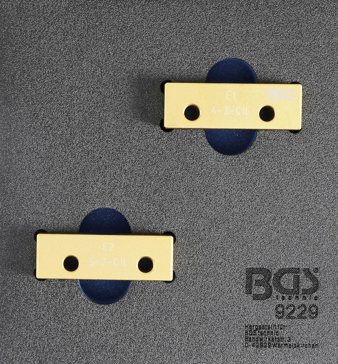 BGS 9229 | Werkstattwageneinlage 1/6: Nockenwellen-Arretierwerkzeug-Satz | für Lancia 2.4 20V, für L
