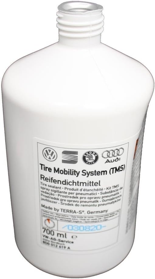 Volkswagen 8D0012619A Reifendichtmittel Notfallset Original VW Audi Seat Skoda Reifen Tire Mobility
