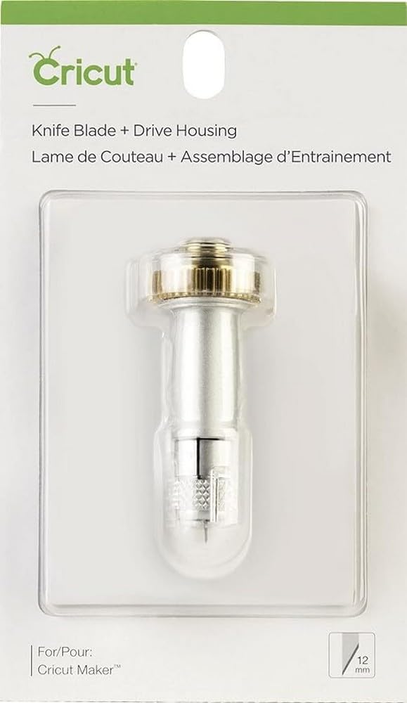Cricut 2007441 Messerklinge + Antriebsgehäuse, One Size, One Size