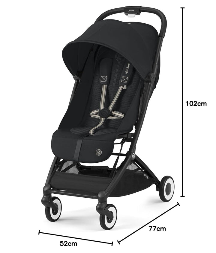 Orfeo BLK Magic Black Kinderwagen