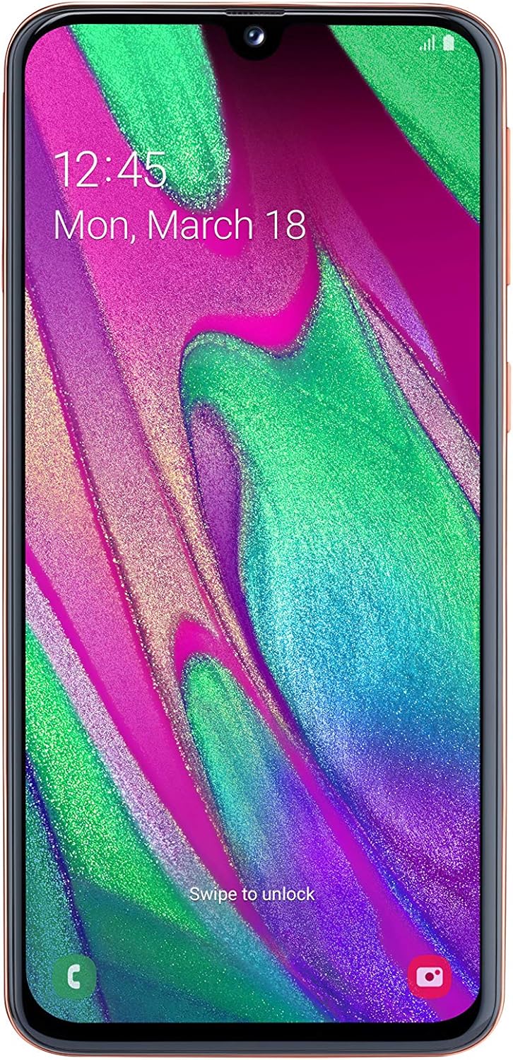 Samsung Galaxy A40 Smartphone (15.0cm (5.9 Zoll) 64GB interner Speicher, 4GB RAM, Dual SIM, coral) -