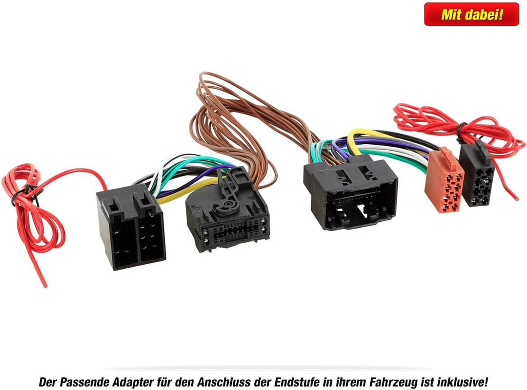 ESX QS-TWO-ISO 2-Kanal Auto/KFZ Plug & Play Upgrade Verstärker/Endstufe kompatibel mit MERCEDES (MBU