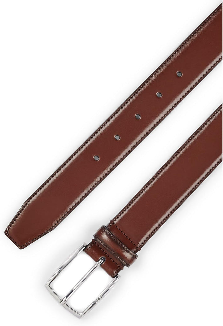 BOSS Herren Gürtel 100 Medium Brown210, 100 Medium Brown210