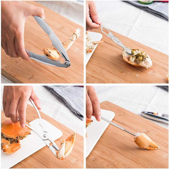 6 Stück Meeresfrüchte-Werkzeuge Edelstahl Meeresfrüchte-Werkzeug-Sets, mit Aufbewahrungsbox, 2 Stück