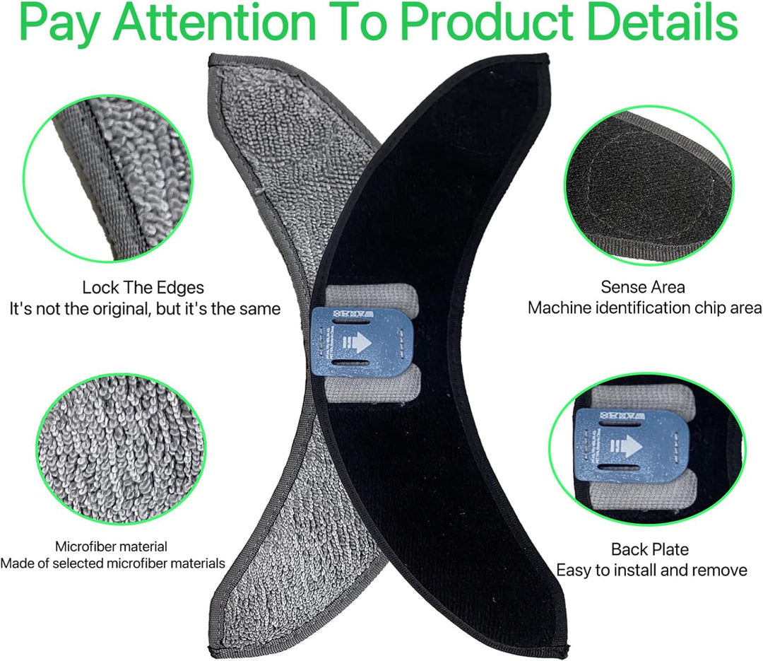 Ersatzteile kompatibel mit iRobot Roomba Combo j7+/Plus Roboter-Staubsauger, 1 Satz Gummibürsten für