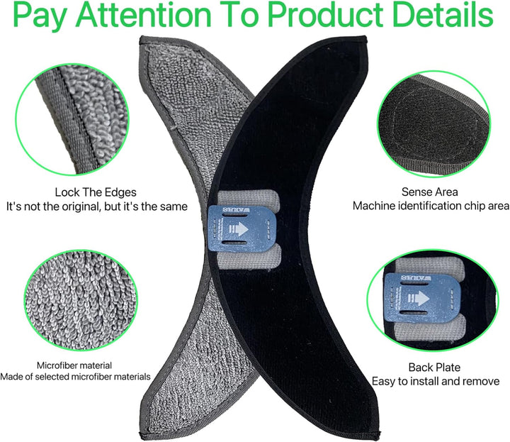 Ersatzteile kompatibel mit iRobot Roomba Combo j7+/Plus Roboter-Staubsauger, 1 Satz Gummibürsten für