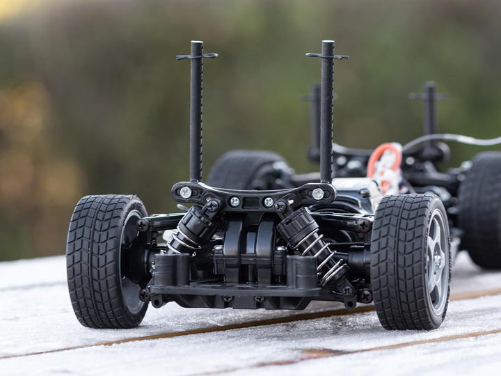 TAMIYA TAM58667 58667 Audi 300058667-1:10 RC Quattro Rally A2 (TT-02), ferngesteuertes Auto/Fahrzeug