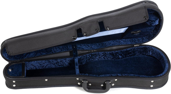 GEWA Violaformetui Liuteria Concerto, Thermokern, wasserabweisend, schwarz, innen Velour blau, Gröss