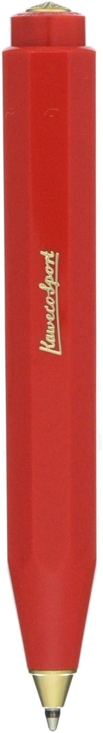 Kaweco 10001151 Classic Sport Red I Business Kuli aus hochwertigem Kunststoff I 12g leichter Edel Ku