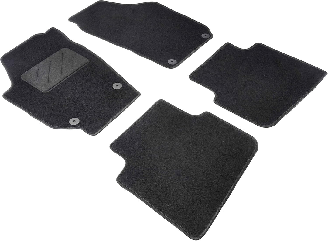 WALSER Auto Teppiche kompatibel mit Skoda Roomster 03/2006-05/2015, 100% passgenaue Auto Fussmatten