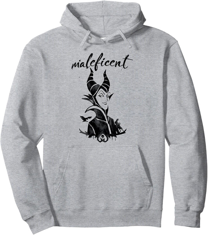 Disney Sleeping Beauty Maleficent Painted Portrait Pullover Hoodie