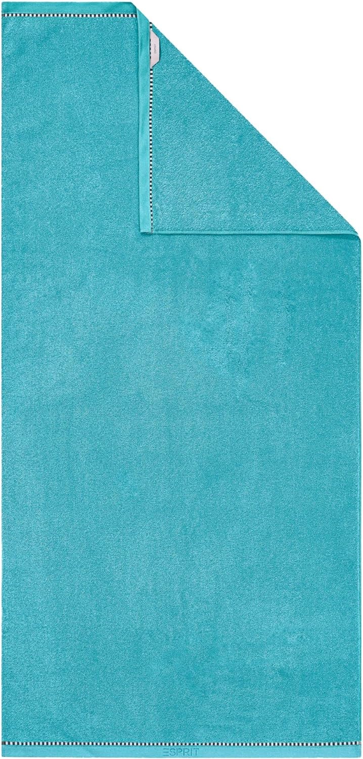 ESPRIT Handtücher Box Solid Turquoise - 534 Badetuch 100x150 cm Turquoise 100/150, Turquoise 100/150