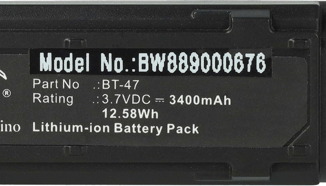 vhbw Akku Ersatz für Datalogic BT-47, RBP-GM45, TW18050652, 128004721 für Barcodescanner POS (3400mA