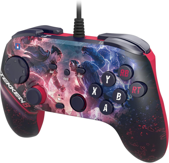 HORI Fighting Commander OCTA TEKKEN 8 Edition - Kampfspiel Controller für PC - Offiziell Bandai Namc