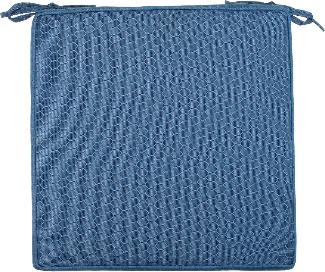 Brandsseller Outdoor Garten Sitzkissen Auflagen Kissen mit Paspel - Waben-Optik - Schmutz- und Wasse